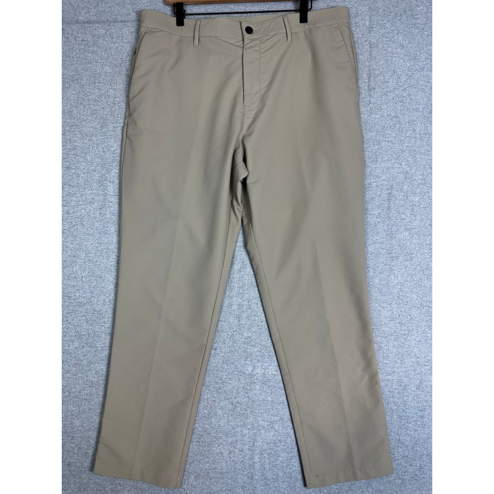 Banana Republic‎ Slim Traveler Pant Mens 38x30 Khaki Tech Performance Commuter